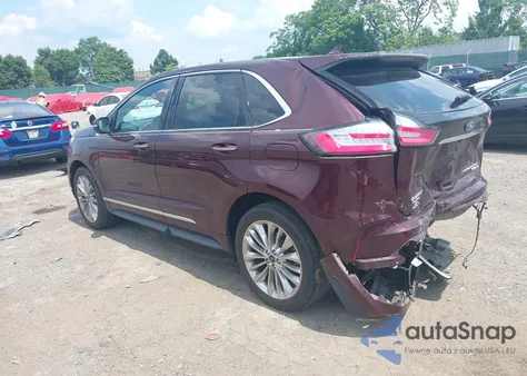2020 Ford Edge Titanium from USA, damaged, VIN 2FMPK4K94LBA98153